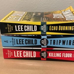 Trio of Jack Reacher books by author, Lee Child